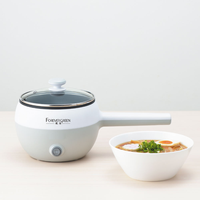 Usine 1.5L Revêtement antiadhésif Pot multifonction électrique Cuisinière à longue main pour usage domestique