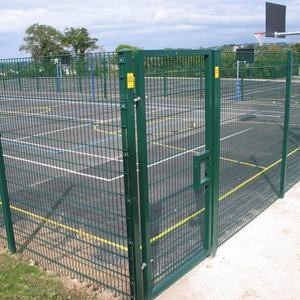 Fabricant de clôtures en grillage double, <span class=keywords><strong>panneau</strong></span> de clôture soudé 2D galvanisé facilement assemblable pour écoles - Product Image 4