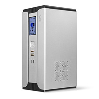 SKE 30000mah DC UPS Kapasitas Baterai Besar Output 45W DC 5V 9V 12V 3.75A Layar LCD Port USB TYPE-C POE dengan Pengisian Daya Surya 22V