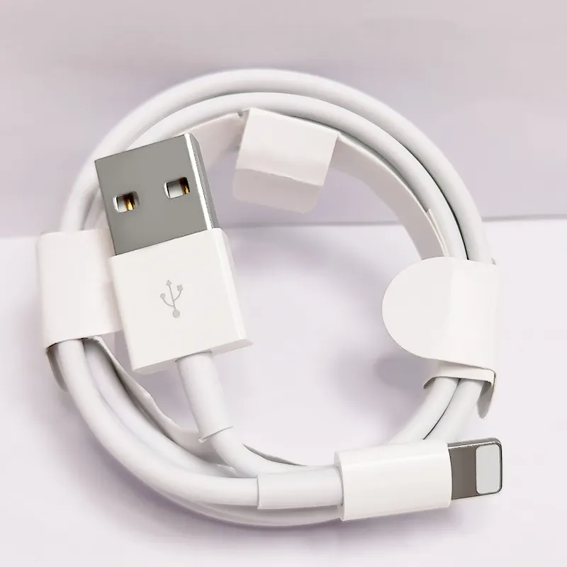 Original Charger With Box Packing For iPhone Cord Cables iOS For Apple To Usb Cable Phone Charging Cables With Lightning