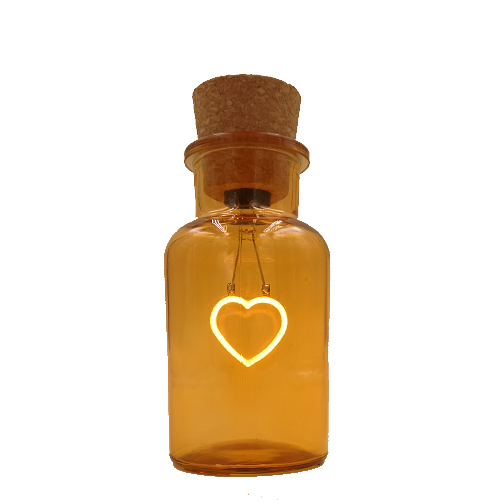 Botella Corazón Amarilla