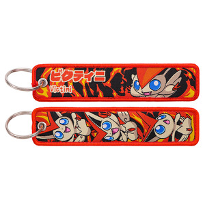 <span class=keywords><strong>Porte</strong></span>-<span class=keywords><strong>clés</strong></span> en tissu brodé Pokémon, pendentif pour sac, ornement décoratif, étiquette tissée, série Pokémon, vente chaude - Product Image 5