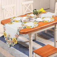 Pivots — broderie de couleur de tournesol, style rustique, décoration pour mariage, chemin de table, princesse, été