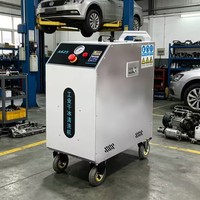 Système de nettoyage portable à la glace sèche pour éliminer les accumulations et les résidus d'encre des machines d'impression