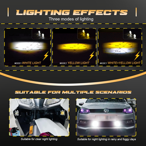 Barra de Luz LED Senlo X1 Plus 50W 5000LM de Aluminio, Blanca/Amarilla, IP68 para Autos Alemanes (Polo, etc.) - Product Image 2