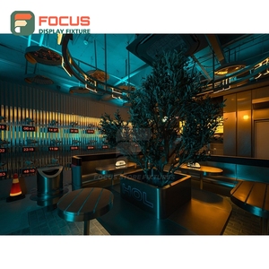 Vitrine à café commerciale avec panneau en verre trempé, configuration d'angle, armoire de café commerciale - Product Image 6