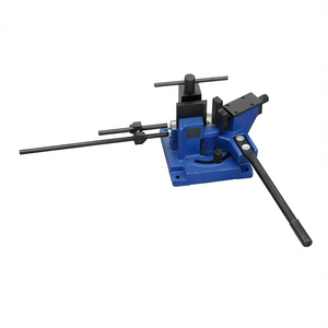 Dobladora de tubos manual de 90 grados con mango y perilla de ajuste para trabajar con metal - Product Image 2