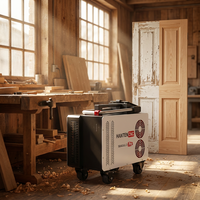 Machine de nettoyage au laser pulsé 300W pour l'élimination de la rouille, de la peinture et de l'huile sur les métaux, équipement de restauration des panneaux de pièces automobiles