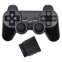Manette de jeu sans fil PS2, manette de jeu PS2/PS1 pour console de jeu PC USB 2.4G, joystick PS2, double vibration