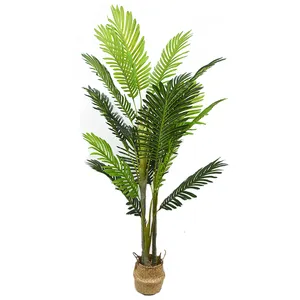 Fausses grandes plantes bonsaï artificielles d'intérieur, grands palmiers décoratifs d'extérieur