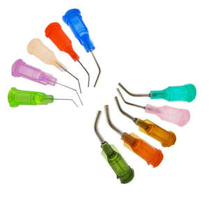 1/2 inci <span class=keywords><strong>14g</strong></span>-32g disesuaikan panjang sekrup plastik L5mm bengkok 45 derajat jarum <span class=keywords><strong>Luer</strong></span> kunci jarum lem mengeluarkan jarum - Product Image 2