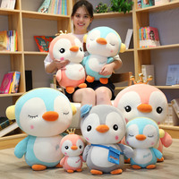 Jouets en peluche pingouins très vendus pour enfants, animaux en peluche doux, oiseaux, cadeaux publicitaires et promotionnels avec rembourrage en coton PP