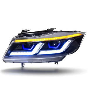 Faros Delanteros LED para BMW <span class=keywords><strong>Serie</strong></span> 3 E90 2004-2011, 320i 318i 330i, DRL, Proyector, Luz Delantera Nueva, 6000K - Product Image 1