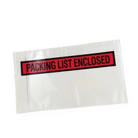 Pochette à soufflets latéraux pour documents A4 A5, auto-adhésive, résistante à l'humidité, pour listes de colisage et factures, pour expédition logistique FBA