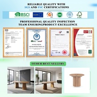Table à manger extensible OKAY moderne pour 6 à 8 personnes, table à manger de qualité supérieure, norme européenne, vente en gros