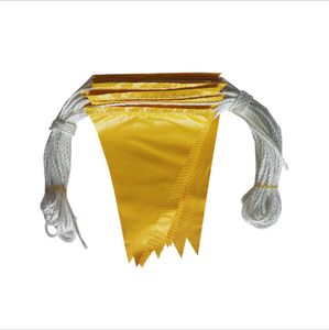 공장 맞춤형 안전 경고 플래그, 야외 교통 안전 PVC 메쉬 비닐주의 번팅 플래그 배너 - Product Image 4