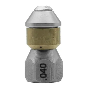 Buse de nettoyage de canalisations d'égouts .040 250 bars pour nettoyeur haute pression - Product Image 1