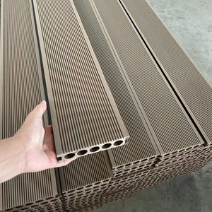 Resistencia Uv Wpc Hollow Composite Decking <span class=keywords><strong>Patio</strong></span> Tejas Tablero de terraza al aire libre - Product Image 2