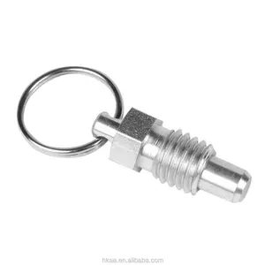 custom stainless steel threaded spring plunger pins, ball pull lock pins