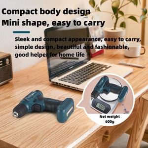Mini Power Tool 8V Lithium <b>Drill</b> Rechargeable <b>Hand</b> Multi-function Household Screwdriver Set N367 Mini Power Tool 8V Lithium Elec - Product Image 5