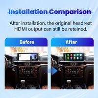 Module d'interface Android pour Lexus LX570 2016-2021 avec Android Auto et CarPlay sans fil Qualcomm Binarytek