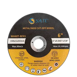 50 Pack 6-Inch Stainless Steel & Metal Cutting Disc Cut-Off Wheels Angle Grinder Abrasive Tools flap disc cutting metal