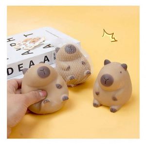 Professional OEM Service Mini Capybara Sensory <b>Squishy</b> Toy Silicone Stress Relief Promotional Squeeze Toy - Product Image 5