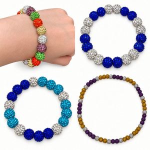 Juego de Cuentas Redondas Brillantes de Arcilla Polimérica de Colores Surtidos para Hacer Pulseras y Collares con Caja de 24 Compartimentos - Product Image 2