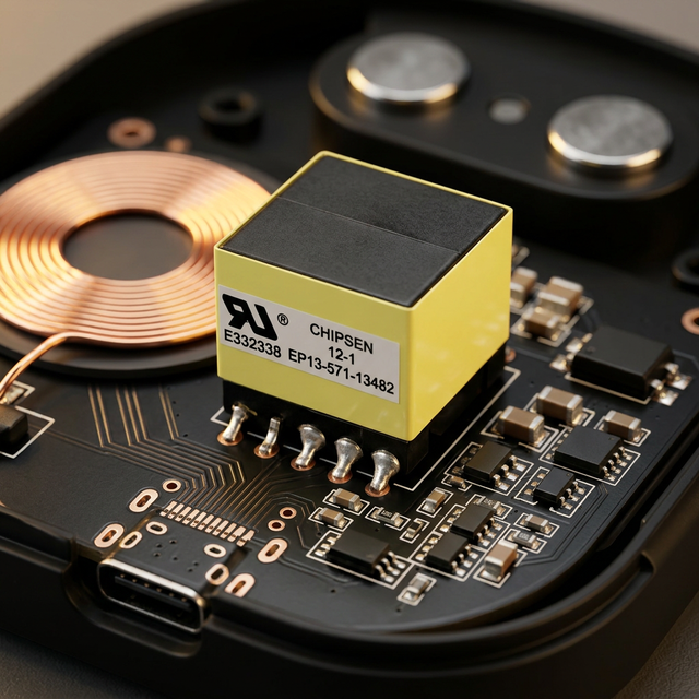 PoE Flyback Small Power Transformer 12W-24W Short Pin 24V/48V Pri 12V/5V Sec Single Phase Ep13 Gate Drive Transformer