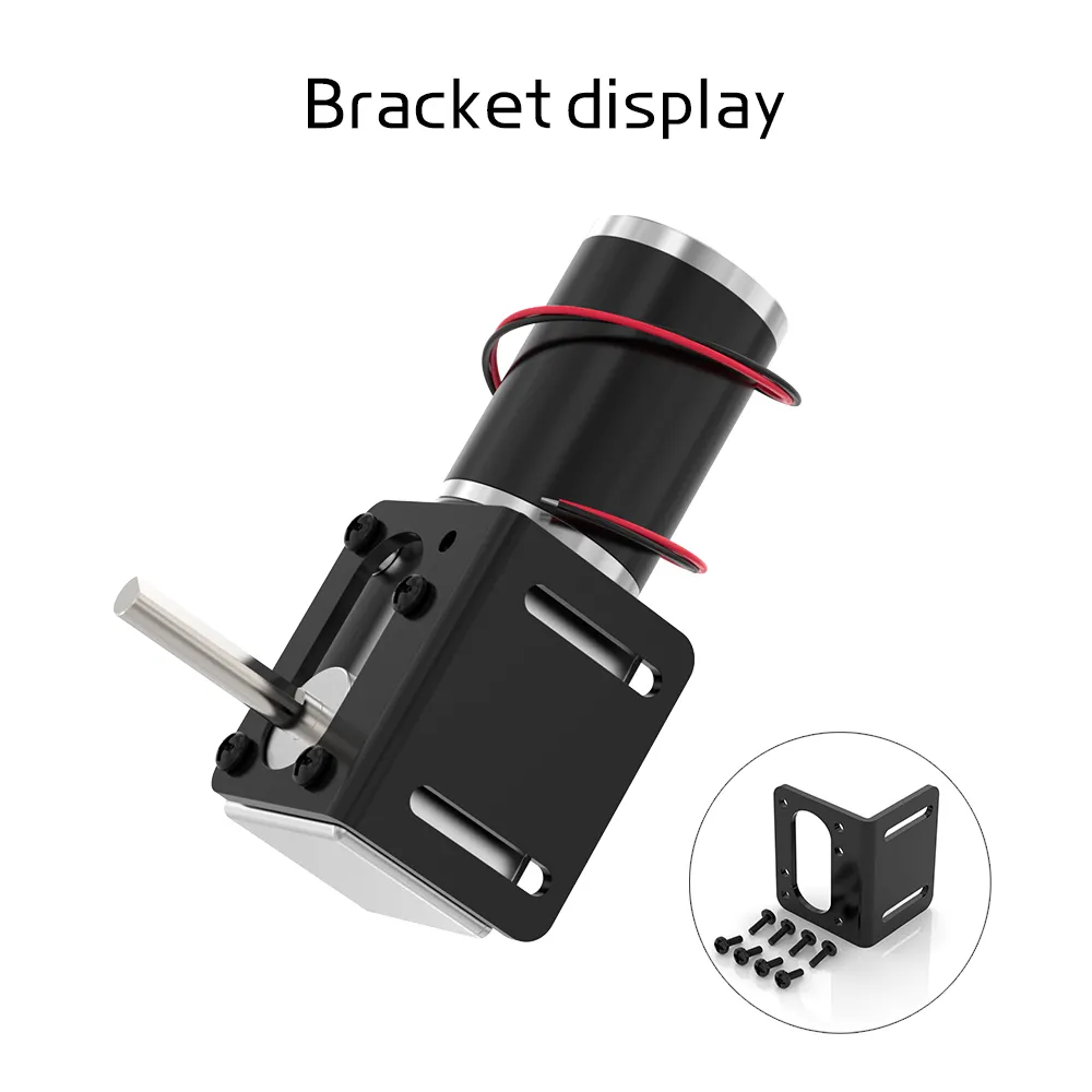 5882-50zy Turbine Worm Reductie Motor 12V/24V Hoog Koppel Instelbare Snelheid Vooruit En Achteruit Geborsteld Motor