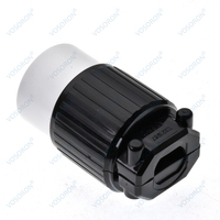 Prise AC mâle à 3 broches USA, prise AC réutilisable à lames droites Nema 6-15R à 3 pôles, connecteur AC 15A 250V USA à 3 broches