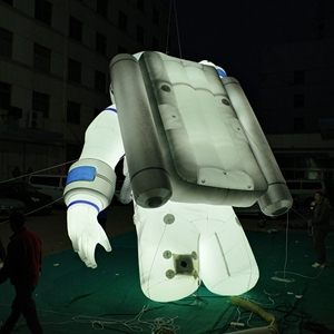 音楽祭会場装飾マスコット大型インフレータブル宇宙飛行士、LEDライト付きインフレータブル宇宙飛行士バルーン - Product Image 2
