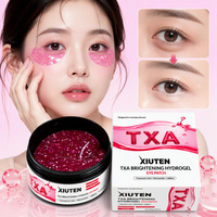 Patchs de gel pour le contour des yeux à l'acide tranexamique TXA, correction des pigments, masque éclaircissant pour les yeux, logo personnalisé, MOQ flexible