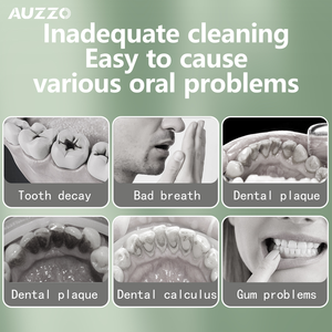 Mini hilo dental de agua de viaje portátil, limpiador de dientes inalámbrico inteligente, irrigador Oral recargable, cuidado Dental impermeable con punta de chorro - Product Image 3