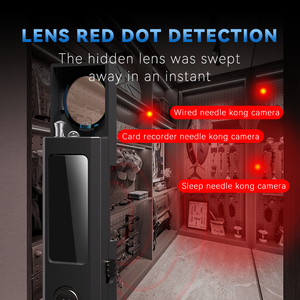 Détecteur de caméra cachée Vodasafe K13, localisateur de signal RF et magnétique, outil anti-espion portable pour la confidentialité et la sécurité en voyage, hôtel, voiture - Product Image 4