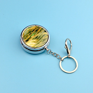 Lanson Portable Poche Mini <span class=keywords><strong>Miroir</strong></span> À L'intérieur En Métal Petit Cas Sublimation Pilulier Porte-clés Avec <span class=keywords><strong>Miroir</strong></span> À L'intérieur - Product Image 4