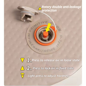 Matelas de camping moderne à gonflage rapide par pression du <span class=keywords><strong>pied</strong></span>, léger, résistant à l'eau, étanche et portable. - Product Image 3