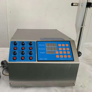 Machine de remplissage semi-automatique électrique Gzl à 6 têtes avec pompe à diaphragme, haute précision, 4L-6L, pour bouteilles d'huile, de vin, d'huile alimentaire et de sauce soja - Product Image 1