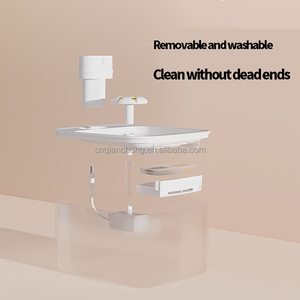 نافورة مياه للقطط بحساس حركة 2025، موزع ذكي أوتوماتيكي مع إضاءة ليلية LED ومضخة فائقة الهدوء بسعة 5 لتر - Product Image 3