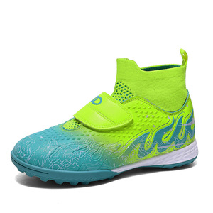 Nuevas zapatillas de fútbol transpirables y cómodas para niños y niñas, con tacos, para partidos en césped. - Product Image 1