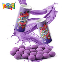 Fabricant d'origine BRC HALAL Vegan, durée de conservation de 18 mois, OEM ODM, marque privée, bonbons à mâcher de type Skittle-s pour les distributeurs de détail