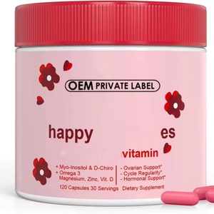 Cápsulas de Complejo Multivitamínico Hormonal Feliz, en Stock, para el Equilibrio Hormonal en Mujeres, Vitaminas, Productos Populares - Product Image 1