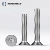Vis à tête fraisée en acier inoxydable DIN7991 A2-70 M4 M5 M6 pour profilés en aluminium, cadre à rainure en T, équipement d'automatisation