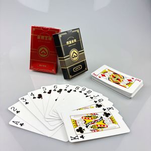 Jeu de <span class=keywords><strong>cartes</strong></span> de poker de luxe rouge et noir personnalisé en usine, lisse et facile à mélanger, pour casino et table de jeu - Product Image 6
