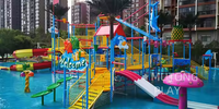 Wasserspielplatz-Ausrüstung für Kinder: Fabrikverkauf von Stahlpool-Wasserrutschen für den privaten und gewerblichen Einsatz in Freizeitparks