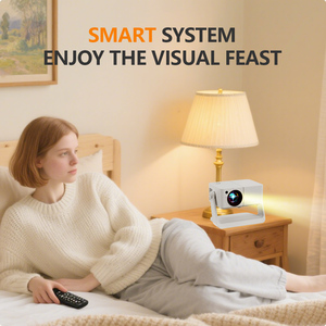 HTPNEO LCD <b>Projector</b> <b>With</b> HDR Portable MEMC Smart WiFi for 720P 150 Lumens Built-in Speakers Home 2025 New H69 Low Price Portabl - Product Image 4