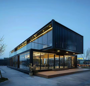 Villa Prefabricada de Lujo de Dos Pisos con 4-5 Dormitorios, Baño y Gimnasio, Casa Prefabricada de Cemento de Lujo - Product Image 1