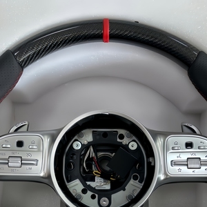 <span class=keywords><strong>Volant</strong></span> sport personnalisé en fibre de carbone pour Benz AMG E300 W190 C190 W205 C205 W166 W167 W177 W213 W217 W213 C238 GLE - Product Image 2