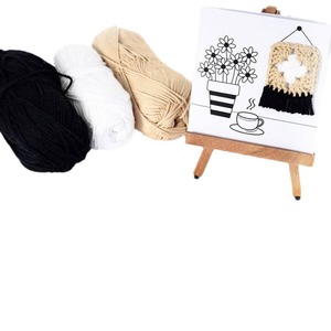 Kit DIY <span class=keywords><strong>de</strong></span> cartes <span class=keywords><strong>de</strong></span> vœux au crochet pour la vente transfrontalière, motifs simples pour les fêtes, mariage/anniversaire - Product Image 5
