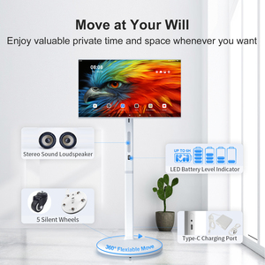 Basso prezzo all'ingrosso Stickme <span class=keywords><strong>TV</strong></span> 21.5 pollici <span class=keywords><strong>nero</strong></span> girevole Touch Screen Lcd Display Android 12 <span class=keywords><strong>Mobile</strong></span> portatile Smart <span class=keywords><strong>Tv</strong></span> - Product Image 5